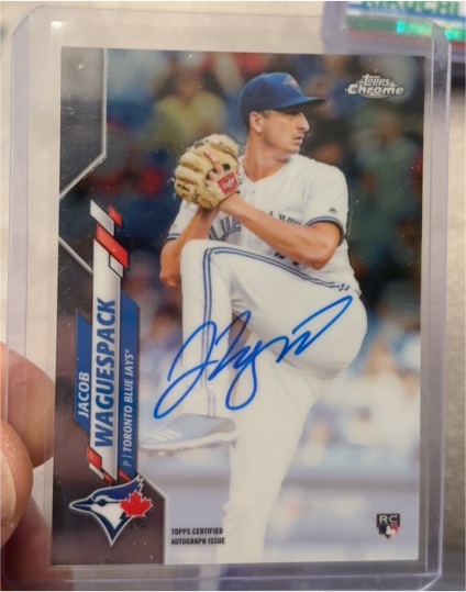 2020 Topps Chrome Rookie Autographs #RA-JW Jacob Waguespack — front