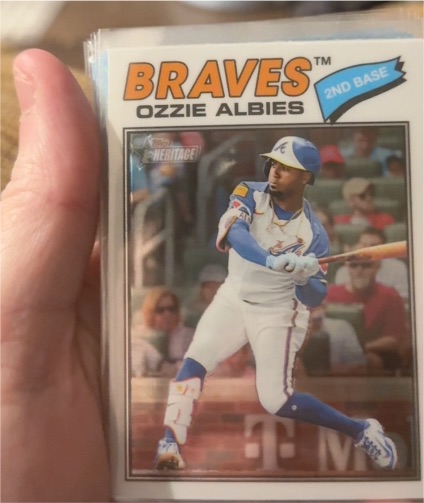 2026 Topps Heritage #264 Ozzie Albies — front