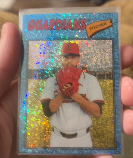 2026 Topps Heritage Chrome #139 Steven Kwan — front