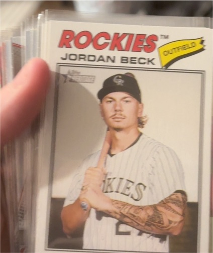 2026 Topps Heritage #147 Jordan Beck — front