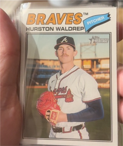 2026 Topps Heritage #145 Hurston Waldrep — front