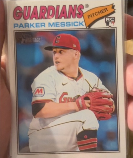 2026 Topps Heritage #242 Parker Messick — front
