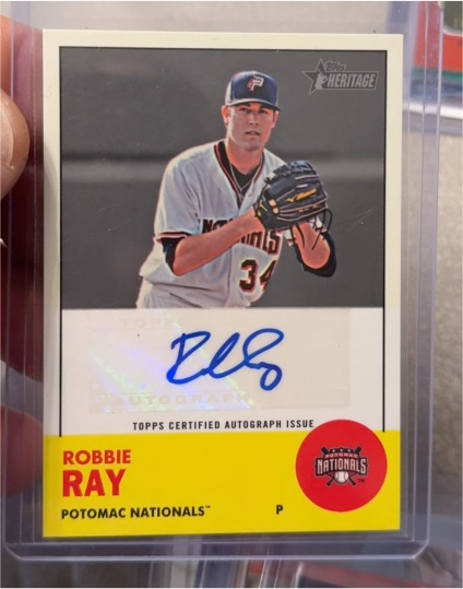 2012 Topps Heritage Minors #163 Robbie Ray — front