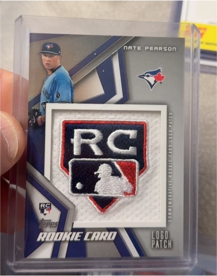 2021 Topps Series 2 #RP-NP Nate Pearson Rookie Card Logo Patch — front