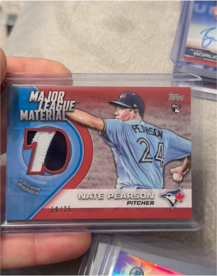 2021 Topps Update Major League Material #MLM-NP Nate Pearson — front