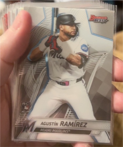 2025 Topps Bowman's Best #16 Agustín Ramírez — front
