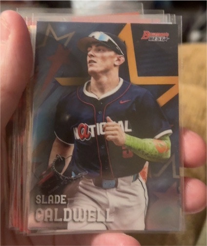 2025 Topps Bowman's Best #FC-6 Slade Caldwell — front