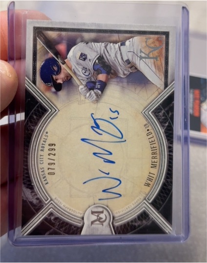 2018 Topps Museum Collection #AA-WM Whit Merrifield — front