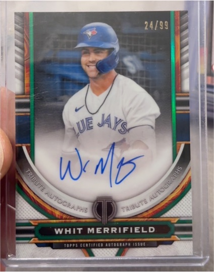 2023 Topps Tribute #TA-WM Whit Merrifield — front