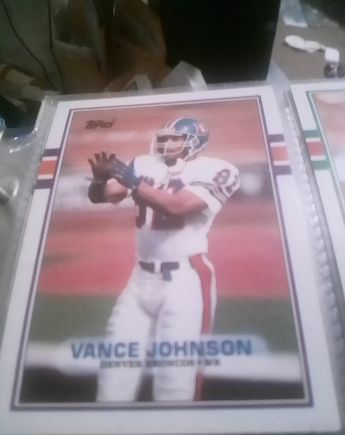 1989 Topps #245 Vance Johnson — front