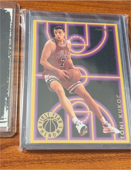 1993-94 Fleer First Year Phenoms #5 Toni Kukoc — front