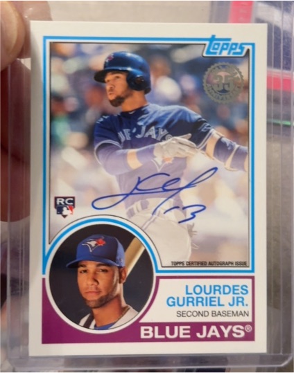 2018 Topps 1983 35th Anniversary #83A-LU Lourdes Gurriel Jr. — front