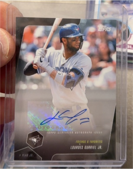 2019 Topps X Vlad Jr. #36-A Lourdes Gurriel Jr. The Legend Auto — front