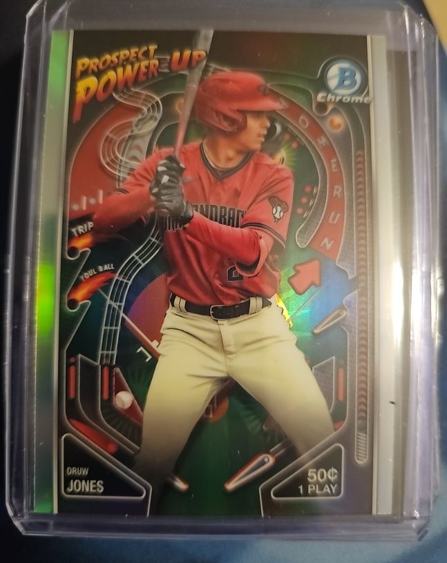 2024 Bowman Chrome Prospect Power-Up #PP-4 Druw Jones — front