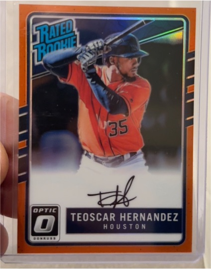 2017 Donruss Optic #170 Teoscar Hernandez — front