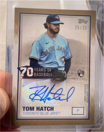 2021 Topps 70 Years of Baseball #70YA-THA Tom Hatch — front