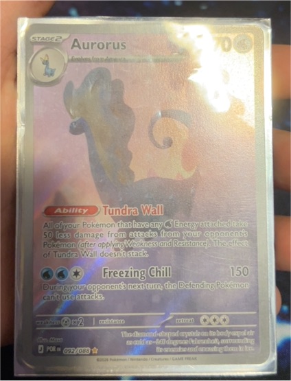 2026 Pokémon TCG Perfect Order #092 Aurorus — front