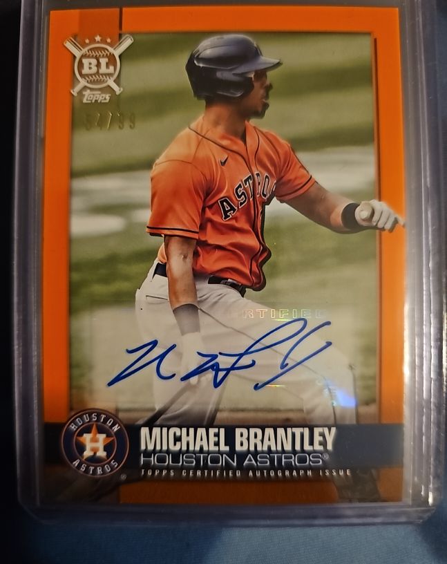 2021 Topps Big League #BL-99 Michael Brantley — front