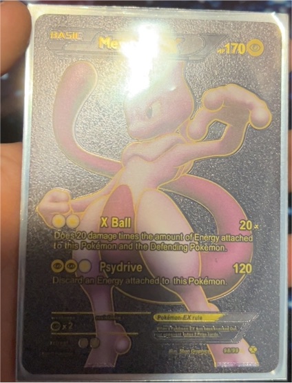 2012 Pokémon TCG Next Destinies #98 Mewtwo EX — front