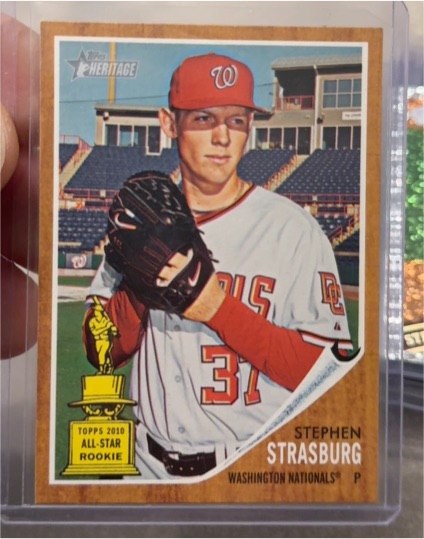 2011 Topps Heritage #35 Stephen Strasburg — front