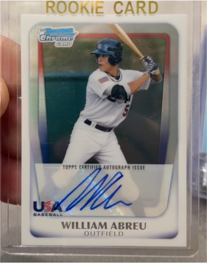 2011 Bowman Chrome Draft Picks & Prospects #BDPP91 William Abreu — front