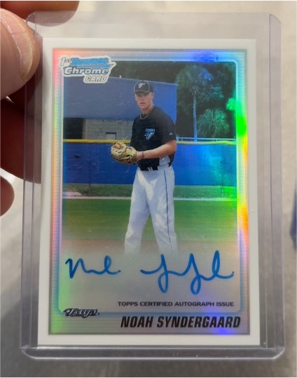 2010 Bowman Chrome #1st Bowman Chrome Noah Syndergaard — front