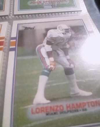 1989 Topps #298 Lorenzo Hampton Miami Dolphins — front