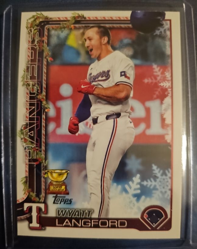 2025 Topps Holiday #H87 Wyatt Langford — front