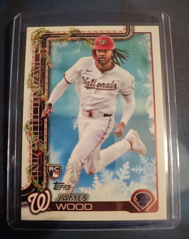 2025 Topps Holiday #H94 James Wood — front