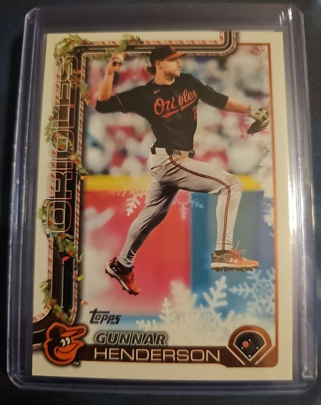 2025 Topps Holiday #H18 Gunnar Henderson — front