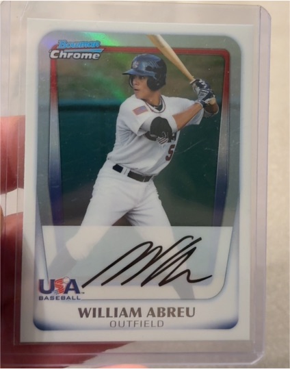 2011 Bowman Chrome Draft Picks & Prospects #BDPP91 William Abreu — front