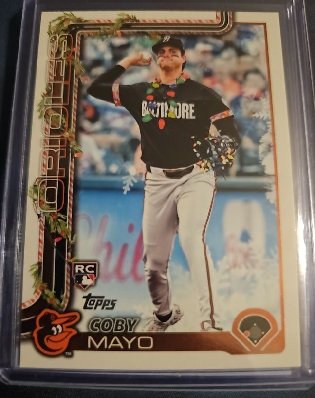 2025 Topps Holiday #H118 Coby Mayo — front