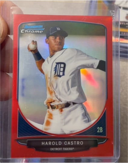 2013 Bowman Chrome #BCP32 Harold Castro — front