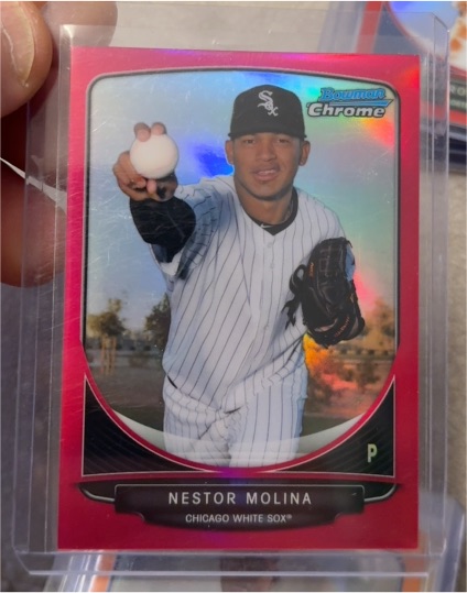 2013 Bowman Chrome Prospects #BCP173 Nestor Molina — front