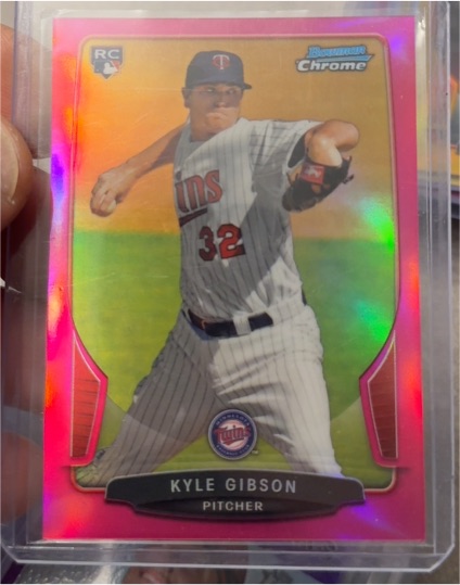 2013 Bowman Chrome #28 Kyle Gibson — front
