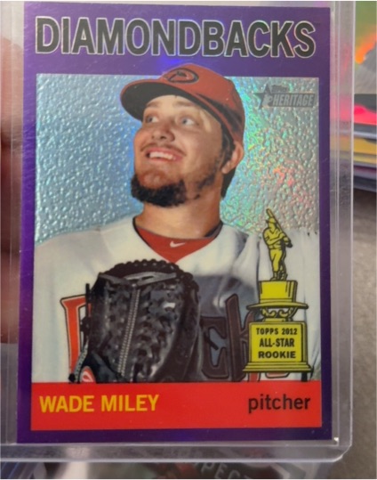 2013 Topps Heritage Chrome #HC86 Wade Miley — front
