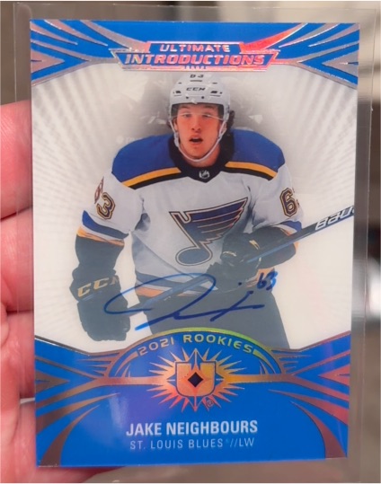 2021-22 Upper Deck Ultimate Collection Introductions #UI-61 Jake Neighbours — front
