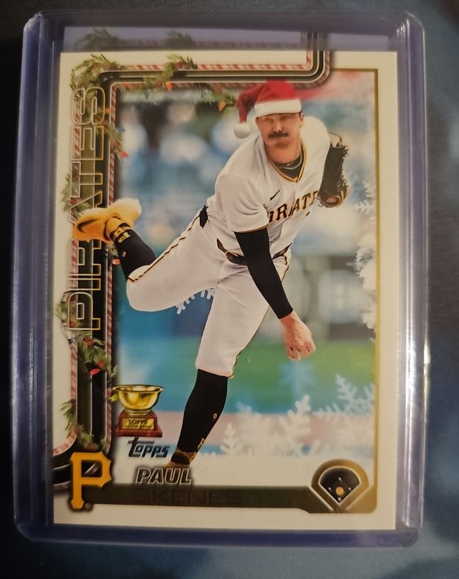 2025 Topps Holiday #H70 Paul Skenes — front