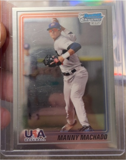 2010 Bowman Chrome #USA18-BC10 Manny Machado — front