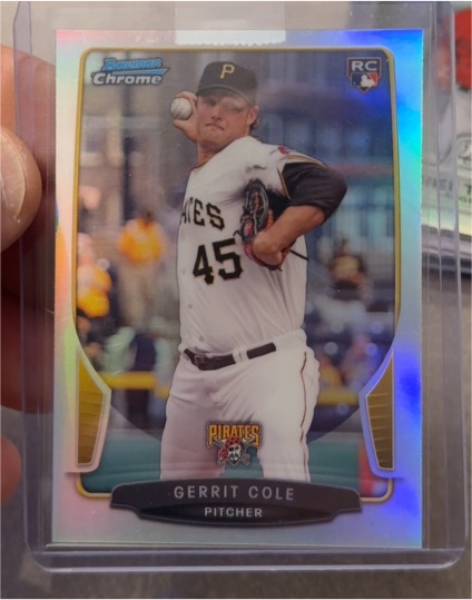 2013 Bowman Chrome #30 Gerrit Cole — front
