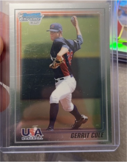 2010 Bowman Chrome #USA-BC5 Gerrit Cole — front