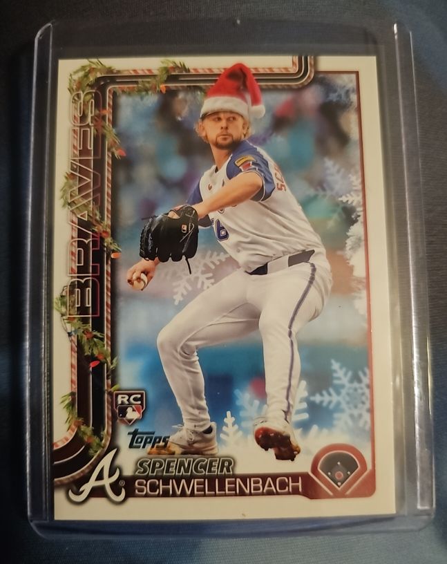 2025 Topps Holiday #H199 Spencer Schwellenbach — front