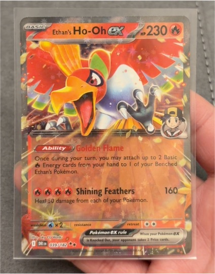 Ethan's Ho-Oh ex 039/182 — front