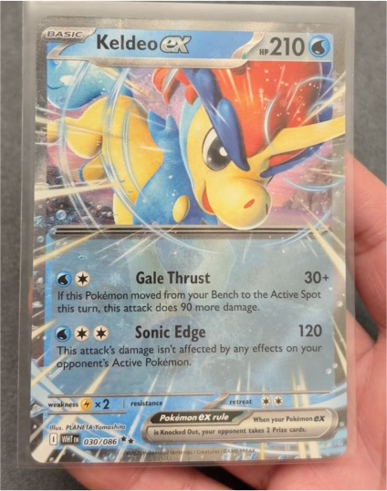 2014 Pokémon #030 Keldeo ex SV: White Flare — front