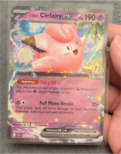 2023 Pokémon TCG Sv09: Journey Together #056 Lillie's Clefairy ex — front