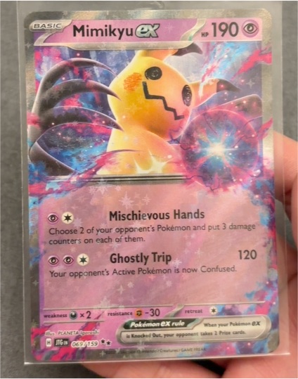 2023 Pokémon TCG Journey Together #069 Mimikyu EX — front