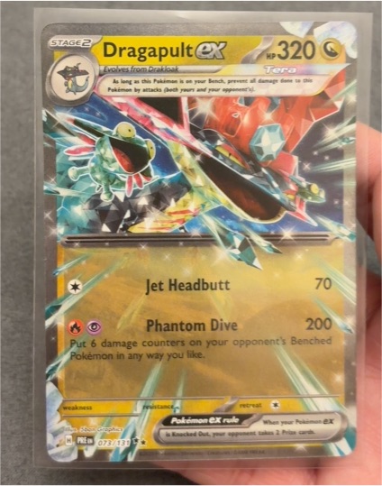2024 Pokemon Twilight Masquerade #130 Dragapult EX — front