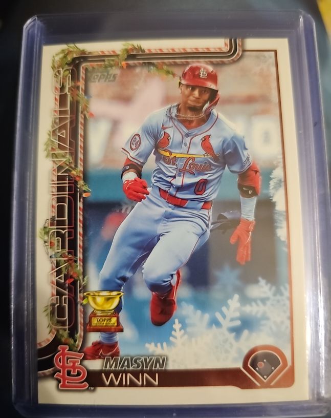 2025 Topps Holiday #H193 Masyn Winn — front