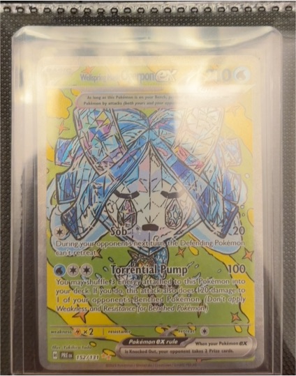 2025 Pokémon Prismatic Evolutions #152 Wellspring Mask Ogerpon ex — front