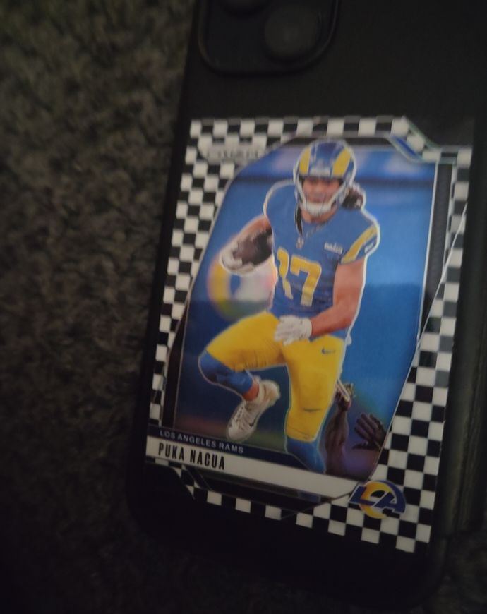 2024 Panini Prizm #168 Puka Nacua Black & White Checkerboard — front